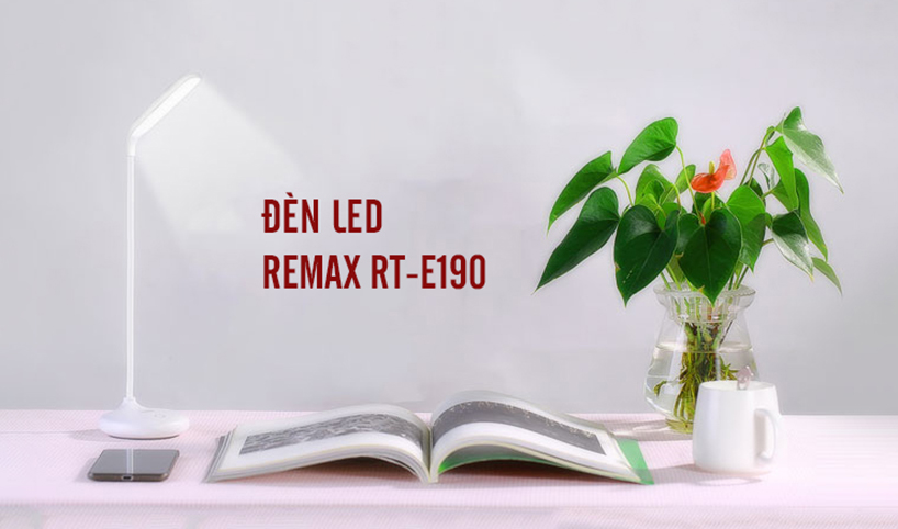 Đèn led 3 chế độ cảm ứng chống cận xoay 360 Remax RT - E190